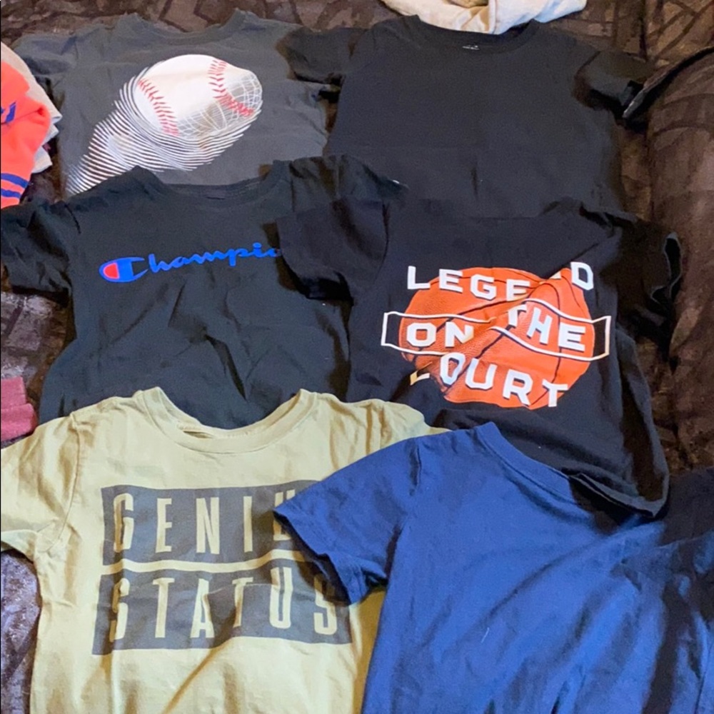 6 Tees For little boys Size 4T -6T